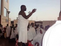 Moijueh KaiKai addressing the pilgrims on arrival