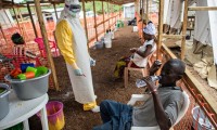 MDG : MSF Ebola Treatment Centre in Kailahun. Sierra Leone