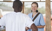 MDG : MSF psychologist Ane Bj&amp;amp;amp;oslash;ru Fjelds&amp;amp;amp;aelig;ter at Ebola Treatment Centre in Kailahun, Sierra Leone