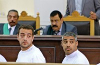 Al Jazeera journalists in Cairo court