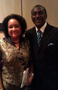 Dr. &amp;amp;amp; Mrs Kandeh Yumkella at Africa America Institute's 60th Anniversary Gala Awards in New York City