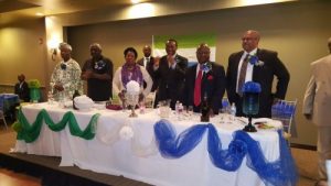 Kandeh meeting Sierra Leoneans in Texas