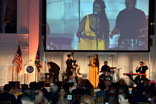 Acclaimed East African songwriter & vocalist, Somi entertains guests at Africa-America Institute Future Leaders Legacy Fund Awards Gala in New York